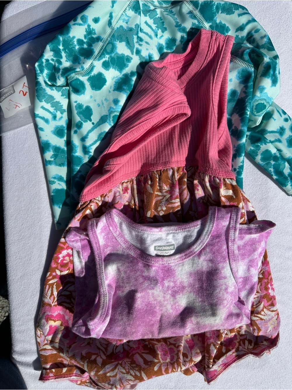 Garanimals Pink Tie-Dye Tank Dress for Kids(41)